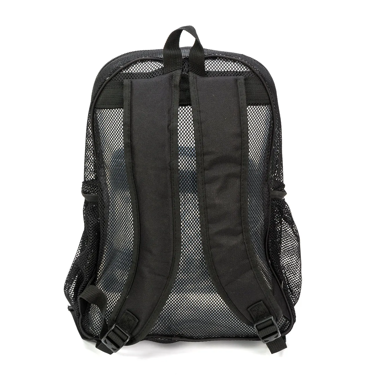 - 20 PACKS | $11.49 PER PACK ||    Wholesale Case Lot: 20 pcs Heavy Duty Classic Gym Student Mesh See Through Netting Backpack Padded Straps