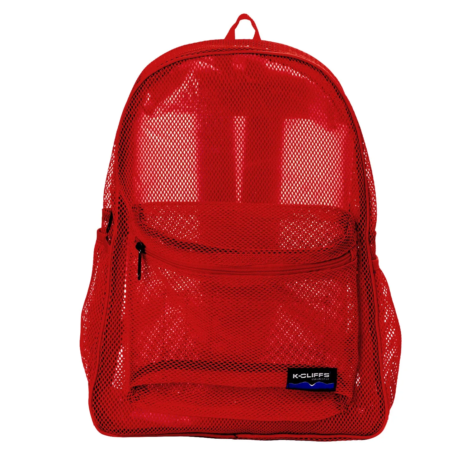 - 20 PACKS | $11.49 PER PACK ||    Wholesale Case Lot: 20 pcs Heavy Duty Classic Gym Student Mesh See Through Netting Backpack Padded Straps