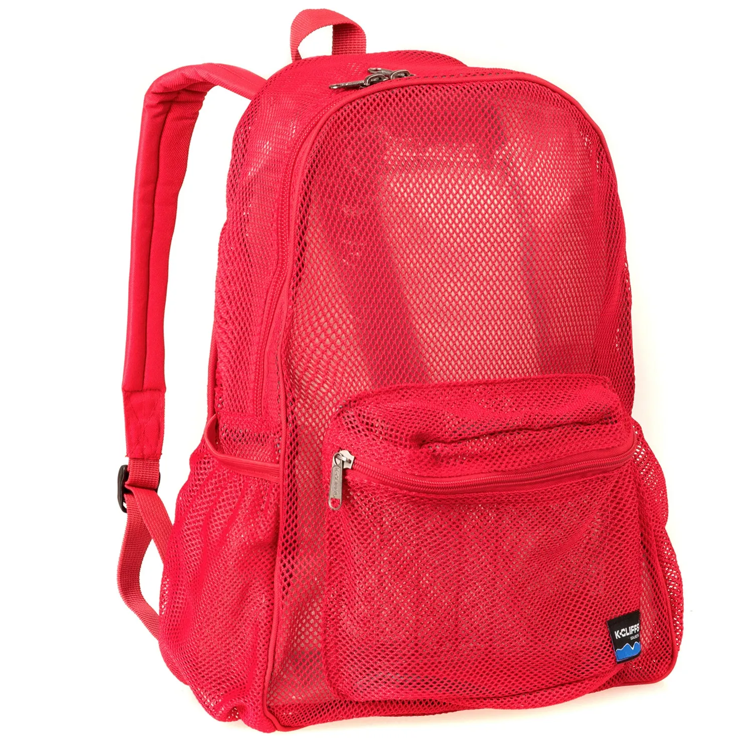 - 20 PACKS | $11.49 PER PACK ||    Wholesale Case Lot: 20 pcs Heavy Duty Classic Gym Student Mesh See Through Netting Backpack Padded Straps