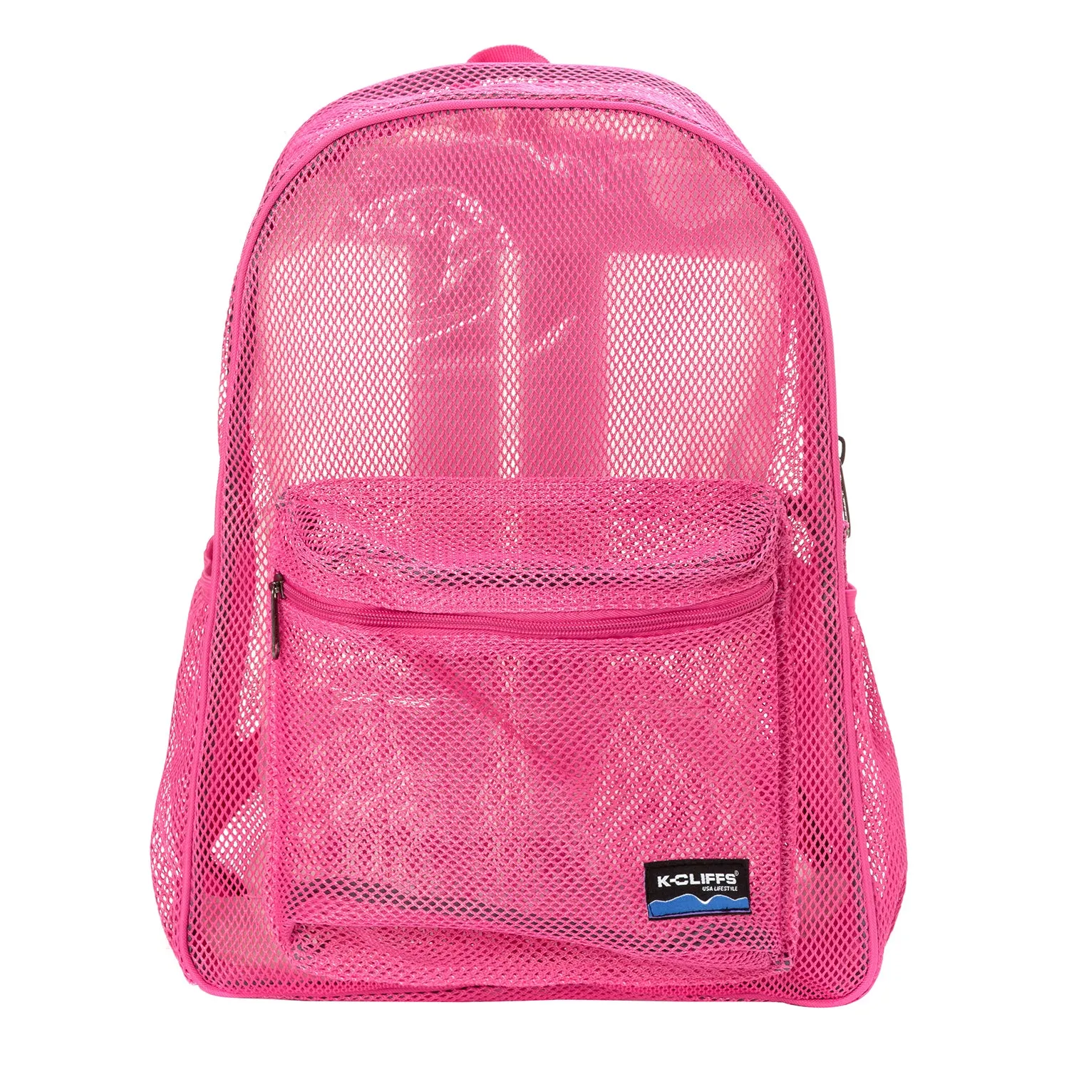 - 20 PACKS | $11.49 PER PACK ||    Wholesale Case Lot: 20 pcs Heavy Duty Classic Gym Student Mesh See Through Netting Backpack Padded Straps