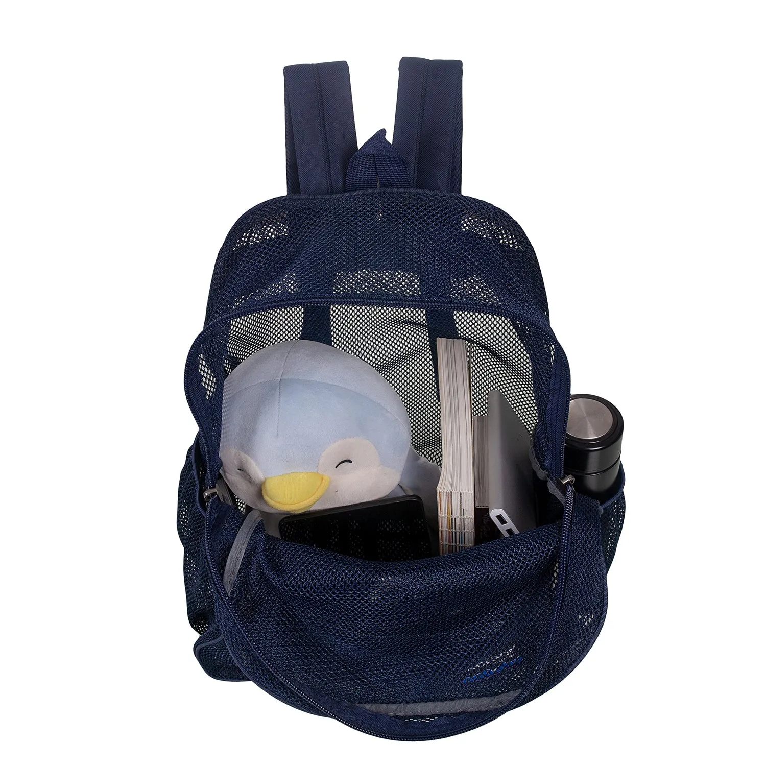 - 20 PACKS | $11.49 PER PACK ||    Wholesale Case Lot: 20 pcs Heavy Duty Classic Gym Student Mesh See Through Netting Backpack Padded Straps