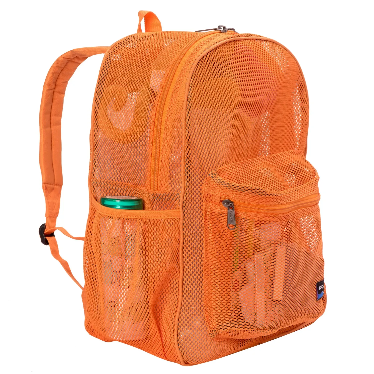 - 20 PACKS | $11.49 PER PACK ||    Wholesale Case Lot: 20 pcs Heavy Duty Classic Gym Student Mesh See Through Netting Backpack Padded Straps