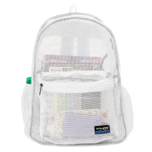 - 20 PACKS | $11.49 PER PACK ||    Wholesale Case Lot: 20 pcs Heavy Duty Classic Gym Student Mesh See Through Netting Backpack Padded Straps