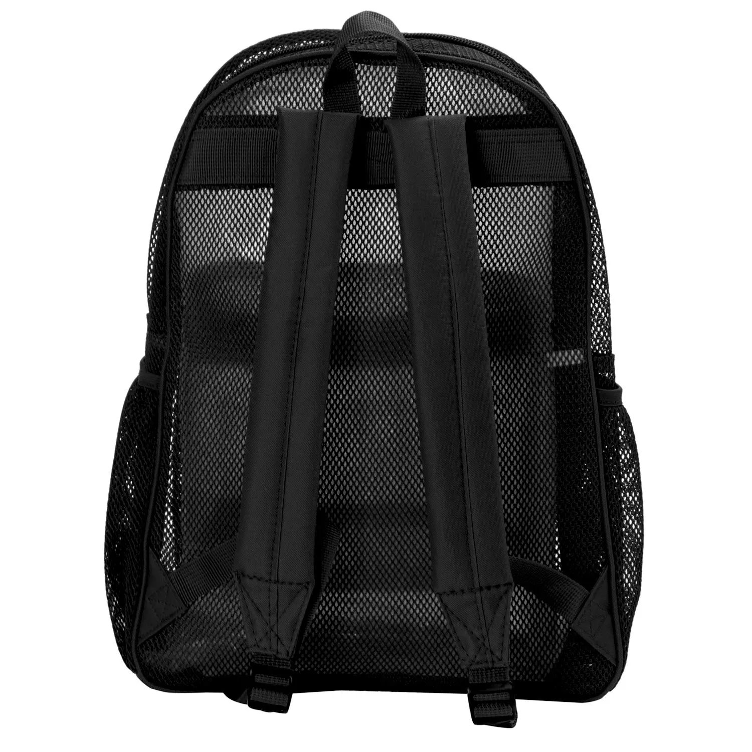 - 20 PACKS | $11.49 PER PACK ||    Wholesale Case Lot: 20 pcs Heavy Duty Classic Gym Student Mesh See Through Netting Backpack Padded Straps