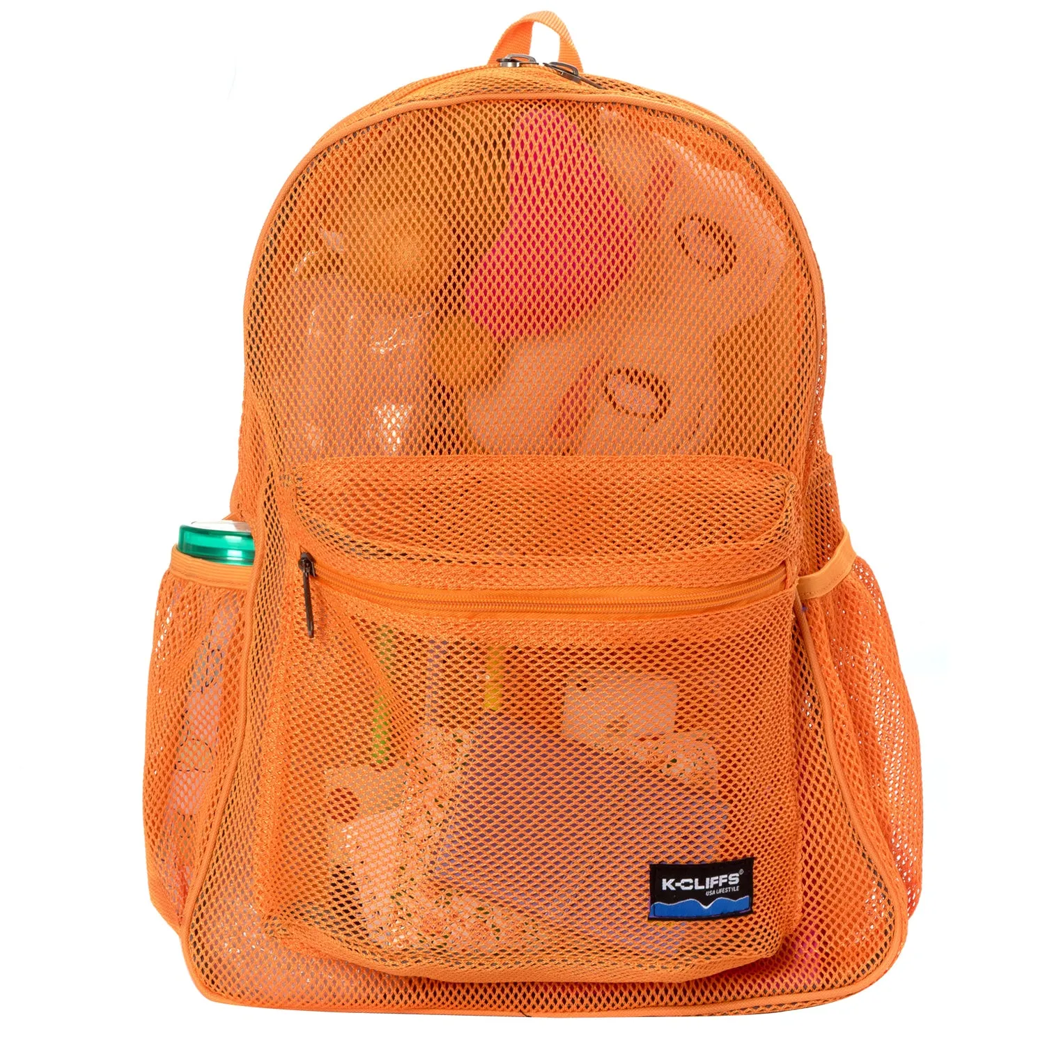 - 20 PACKS | $11.49 PER PACK ||    Wholesale Case Lot: 20 pcs Heavy Duty Classic Gym Student Mesh See Through Netting Backpack Padded Straps