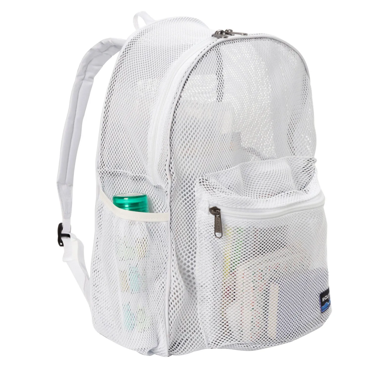 - 20 PACKS | $11.49 PER PACK ||    Wholesale Case Lot: 20 pcs Heavy Duty Classic Gym Student Mesh See Through Netting Backpack Padded Straps