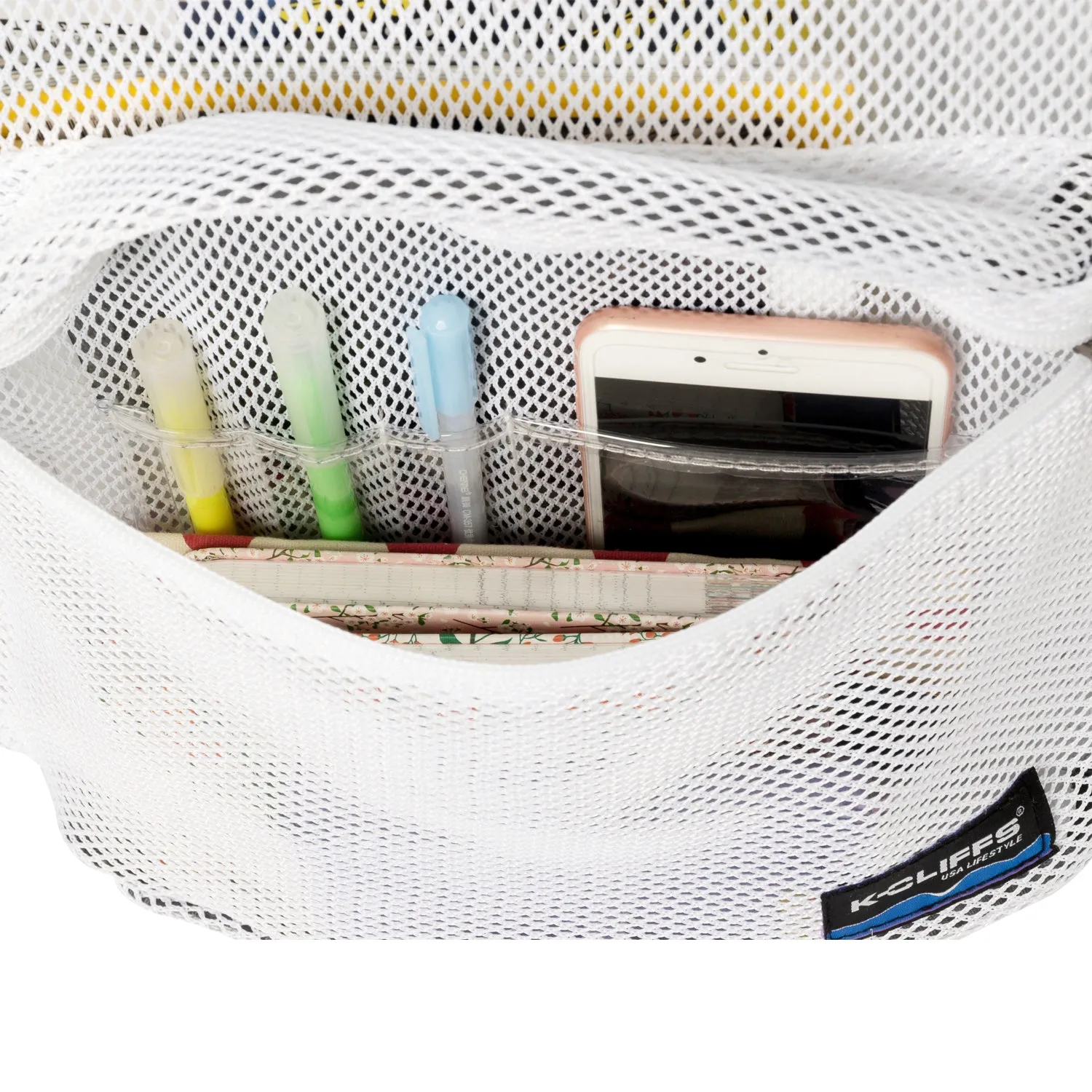 - 20 PACKS | $11.49 PER PACK ||    Wholesale Case Lot: 20 pcs Heavy Duty Classic Gym Student Mesh See Through Netting Backpack Padded Straps