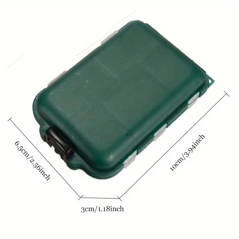 10-Compartment Plastic Organizer Box, Compact Storage