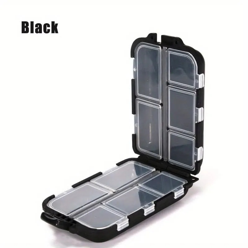 10-Compartment Plastic Organizer Box, Compact Storage