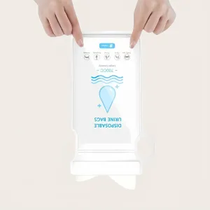12/24 PCS Pee Bags for Travel for Women/Men, one-hand hold，700ML Emergency Portable Urinal Bag and Vomit Bags, Unisex Urinal Bag Vomit Bag for Camping, Traffic Jams, Pregnant, Patient, Kids