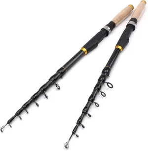 1.8m-3.0m Multifunction Spinning Rod Carbon Fishing Fish Pole Telescopic Travel Fishing Rod Ultrashort Fishing Tackle for Outdoor