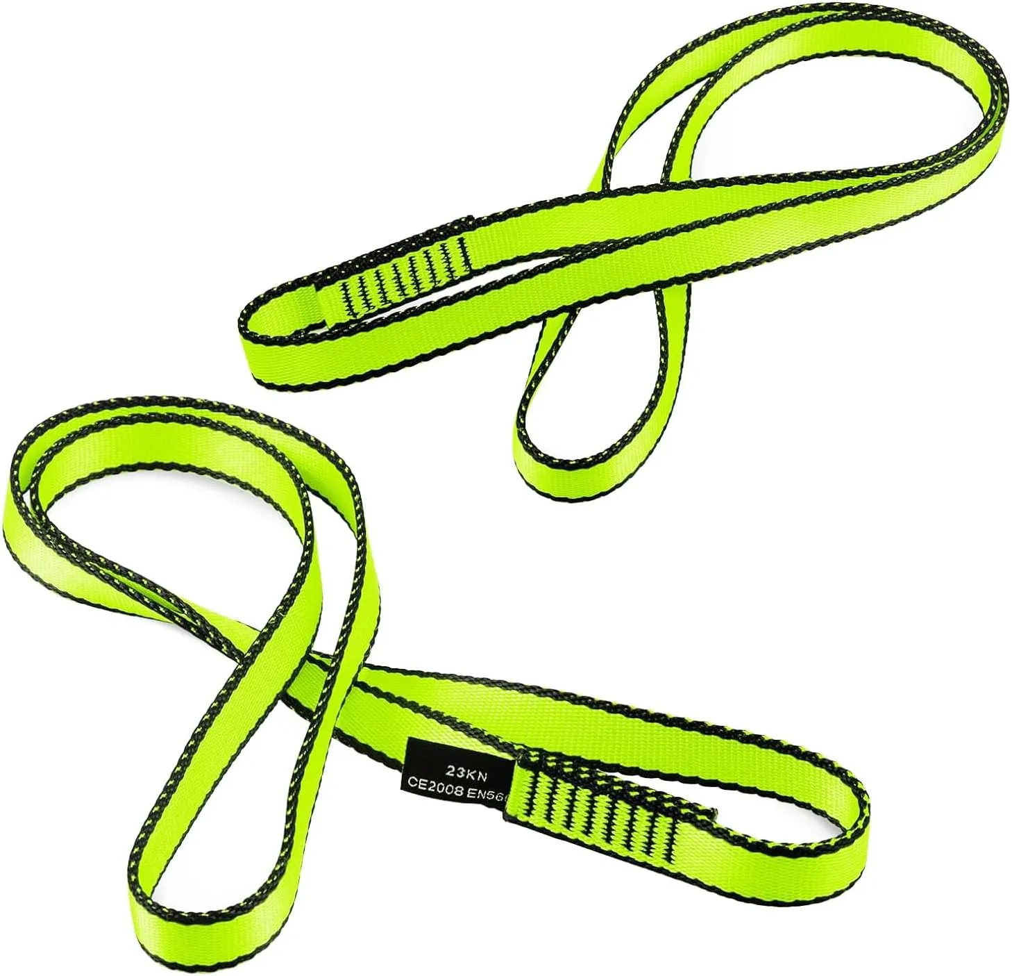 18MM Nylon Climbing Sling Runner 23KN CE2008/EN566 Rock Climbing Webbing Straps for Outdoor Climbing, Rappelling, Swing, Yoga Hammock etc