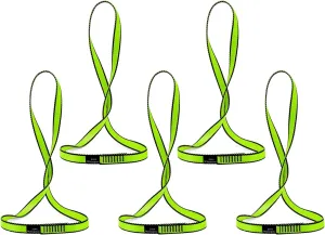 18MM Nylon Climbing Sling Runner 23KN CE2008/EN566 Rock Climbing Webbing Straps for Outdoor Climbing, Rappelling, Swing, Yoga Hammock etc