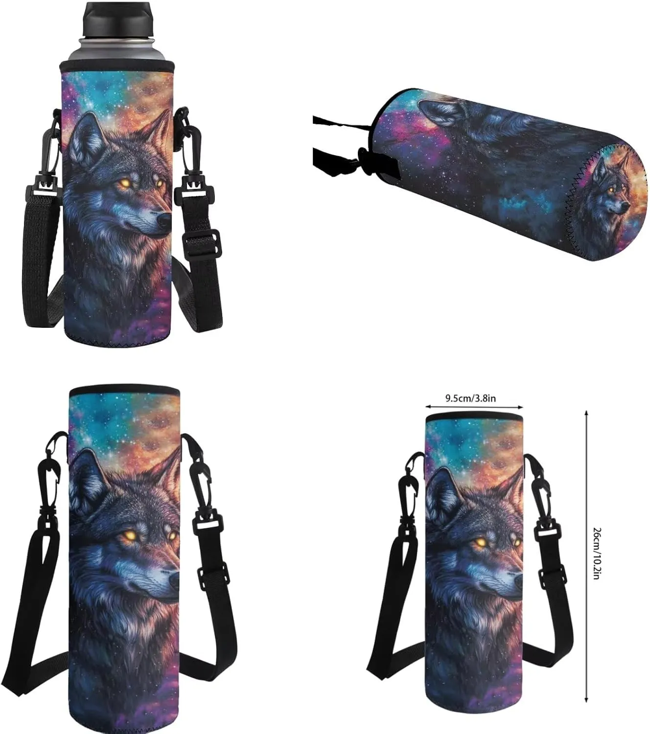 1st Grade Backpack Boys Cool Wolf Backpacks for Boys with Lunch Box Kids Bookbag with Lunch Box 4-in-1 Students Back to School Gifts Bag for Elementary Kindergarten