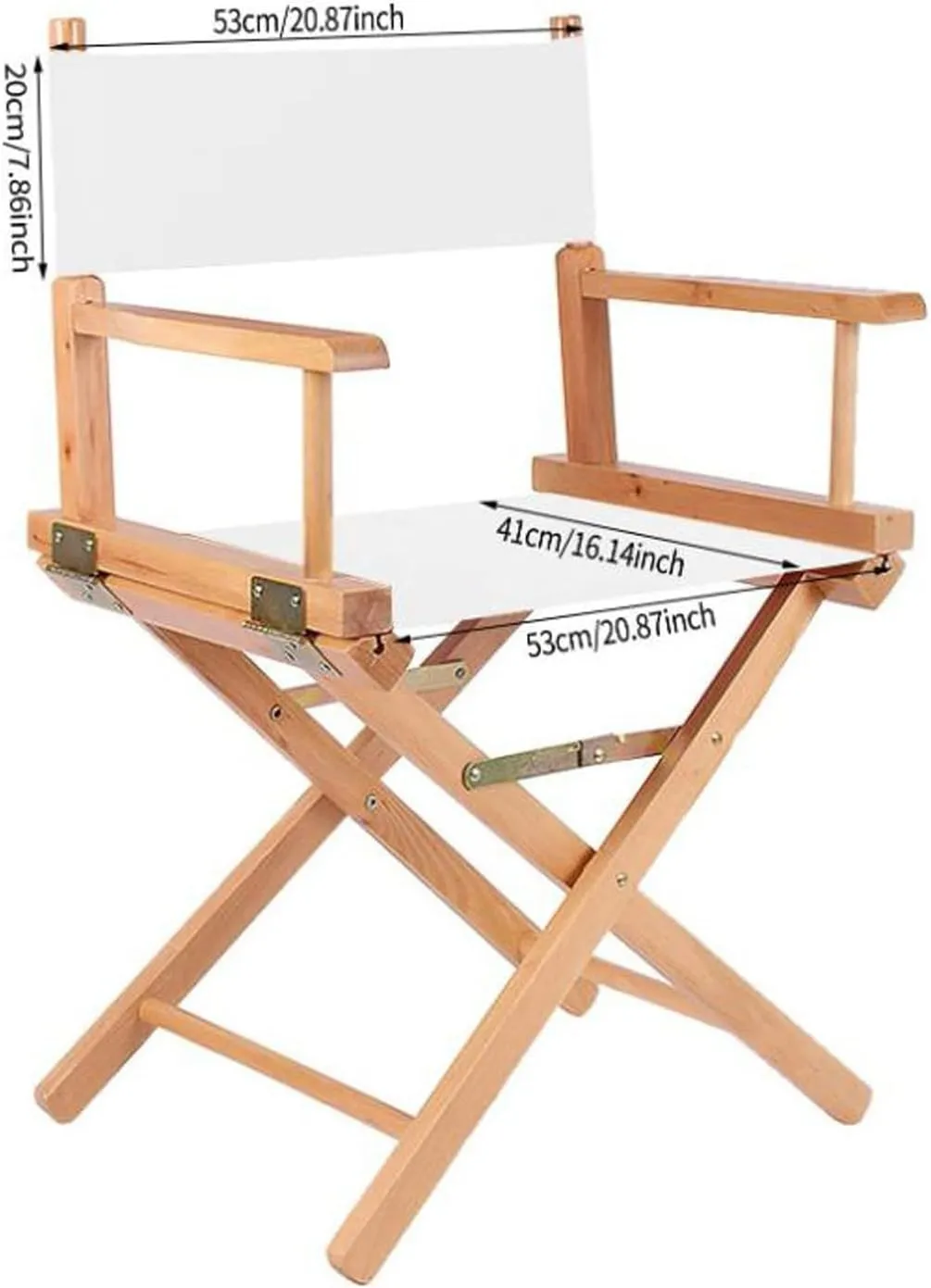 2 Set Director Chair Canvas Replacement with Wood Stick,21.2" L x 16.1" W/21.2X 7.8 Portable Replacement Cover Canvas for Directors Chair，Casual Director Chair Replacement Canvas (Army Green)