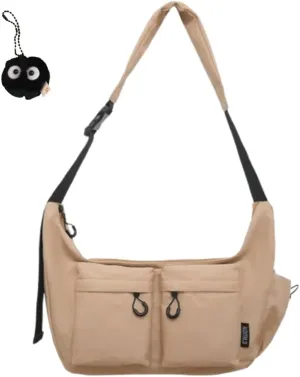 2025 New Dallaswind Large Capacity Messenger Canvas Bag, Large Crossbody Bag Shoulder Purse, Vintage Canvas Satchel