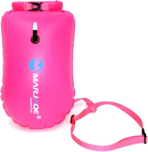 20L Storage Swim Buoy for Open Water Swimmers ，Waterproof Dry Bag Swim Safety Float