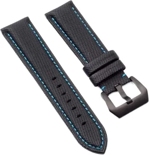 20MM 22MM 24MM 26MM Carbon Fibre Nylon Canvas Watch Strap For Panerai Hamilton TAG OMEGA HEUER Men's Wrist Watch Band Bracelet