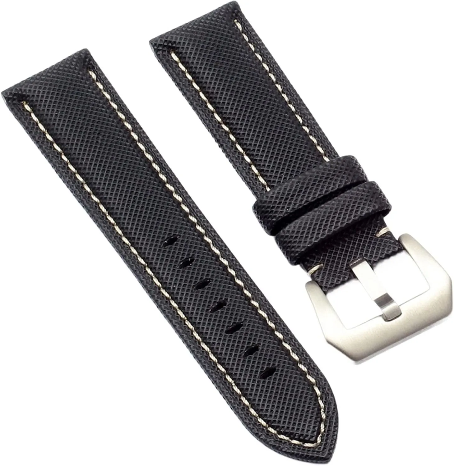 20MM 22MM 24MM 26MM Carbon Fibre Nylon Canvas Watch Strap For Panerai Hamilton TAG OMEGA HEUER Men's Wrist Watch Band Bracelet