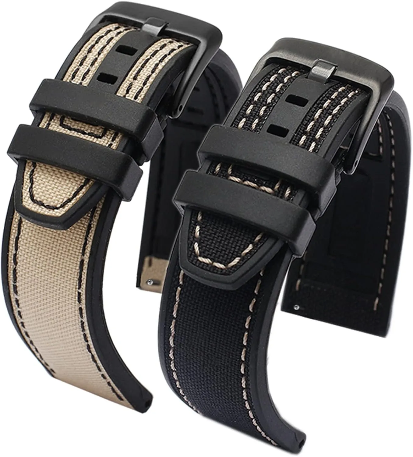 22mm canvas Rubber Watch Strap Men Wrist Band Bracelet for Omega Series soft watchband Bracelet