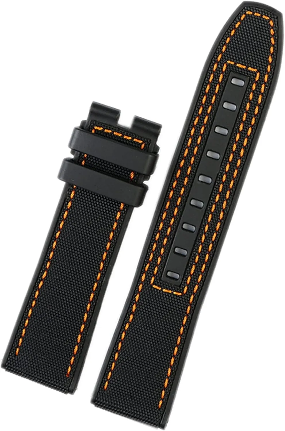22mm Canvas Rubber Watch Strap Men Wrist Band Bracelet ForTissot Series Soft Watchbands