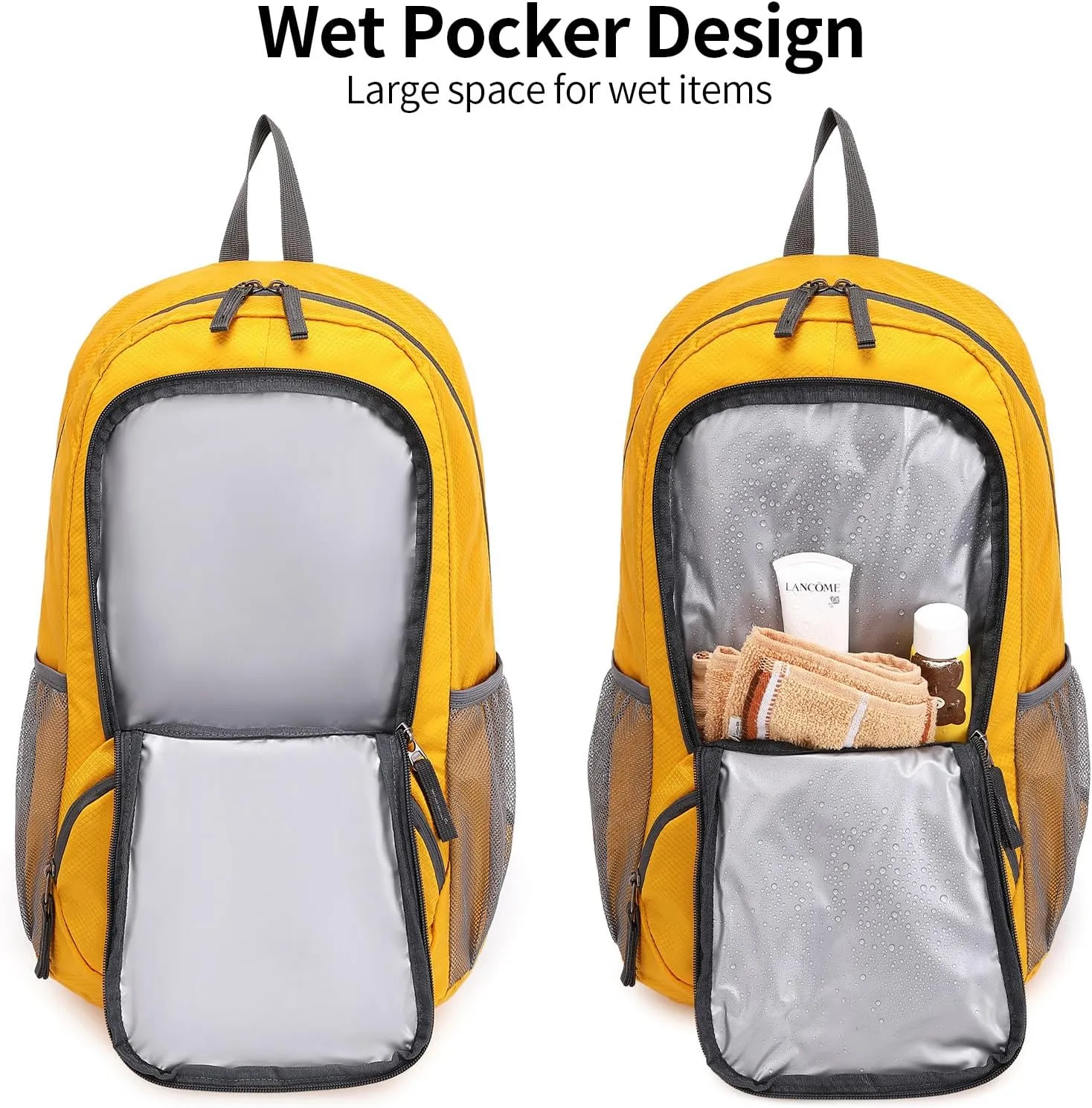35L Lightweight Foldable Waterproof Packable Travel Small Hiking Backpack Daypack for men women