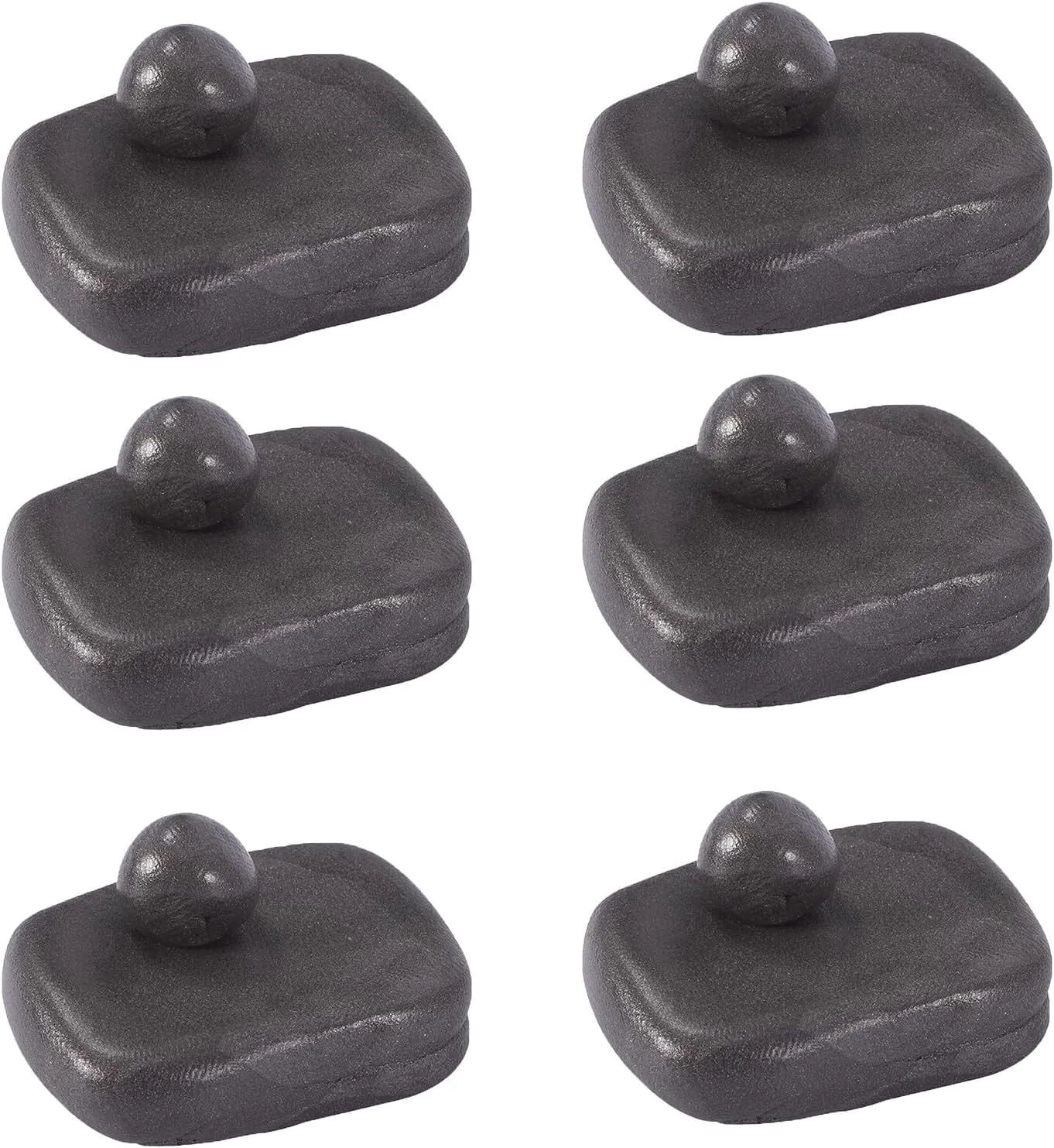 3oz Tungsten Fishing Putty Weights - 6pcs (0.5oz Each) - Black, Green, Brown - Fishing Weight & Pinewood Derby Cars