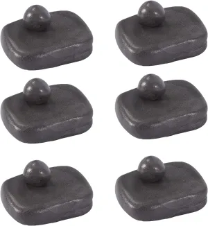 3oz Tungsten Fishing Putty Weights - 6pcs (0.5oz Each) - Black, Green, Brown - Fishing Weight & Pinewood Derby Cars