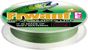 4 Strand Braided Fishing Line - No Fade - Zero Stretch - Low Memory - Abrasion Resistant Braided Line - Professional Grade Power Performance in Salt or Fresh Water - A Must Have!