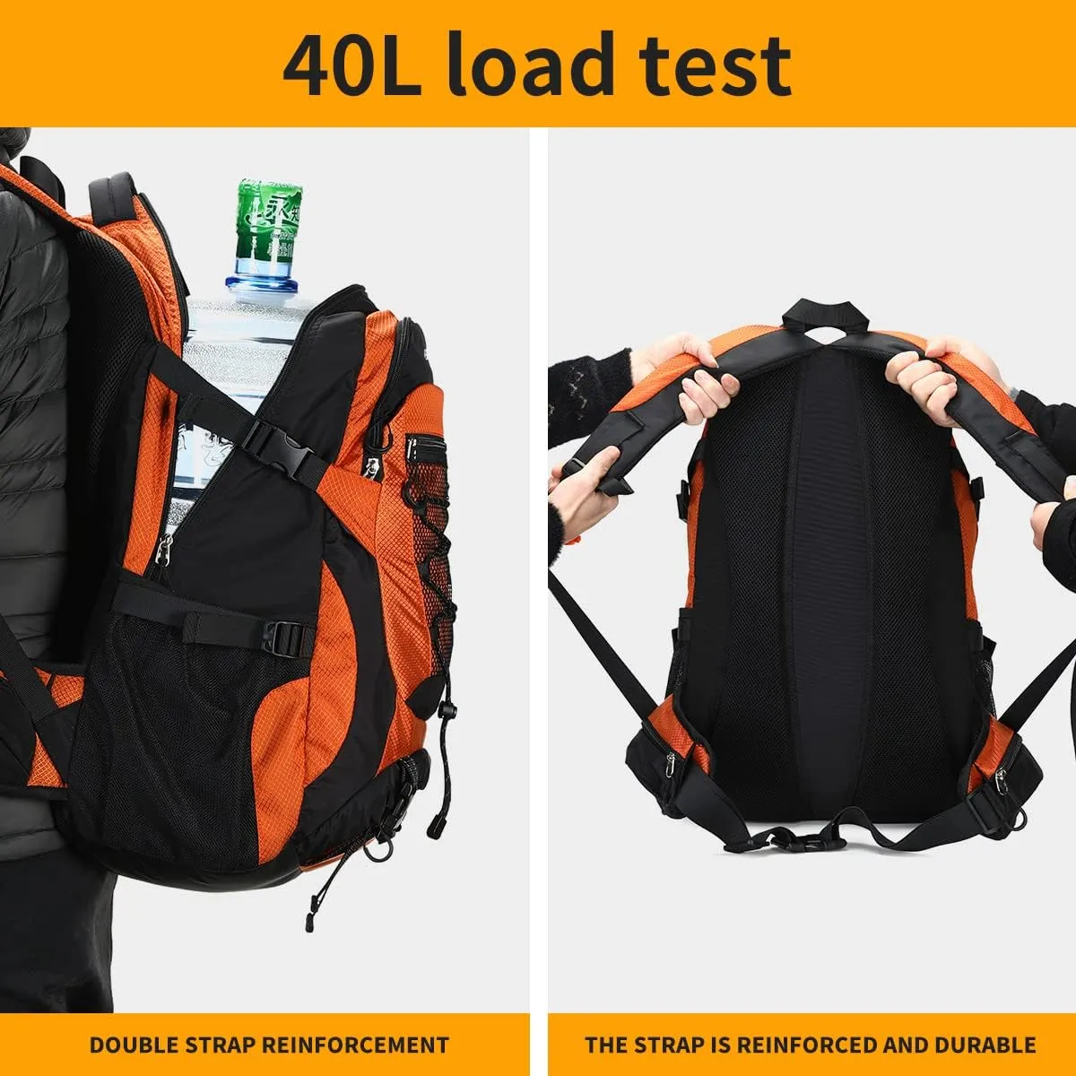 40L Hiking Backpack Waterproof Lightweight Daypack Travel Sports Camping Backpack for Men Women
