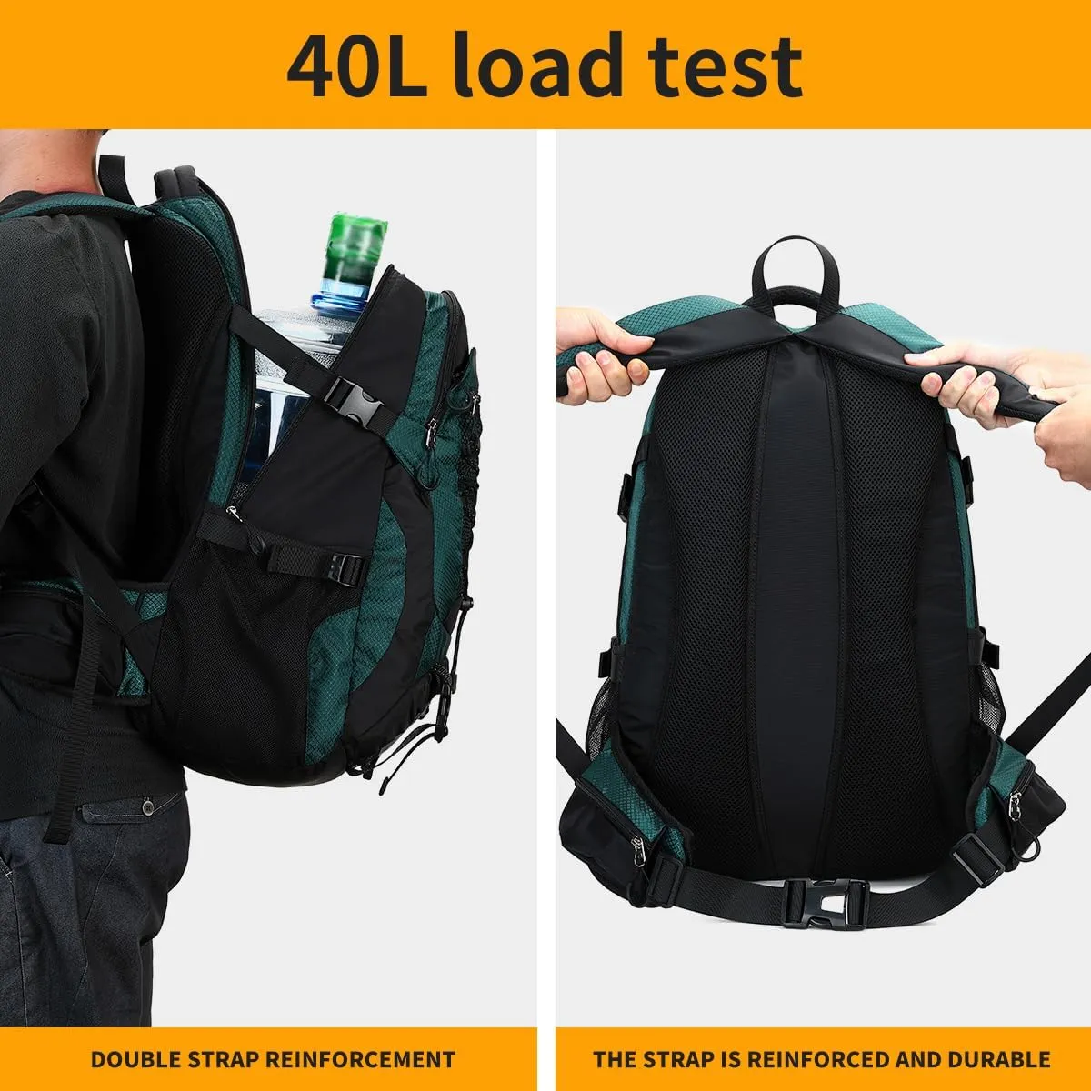 40L Hiking Backpack Waterproof Lightweight Daypack Travel Sports Camping Backpack for Men Women