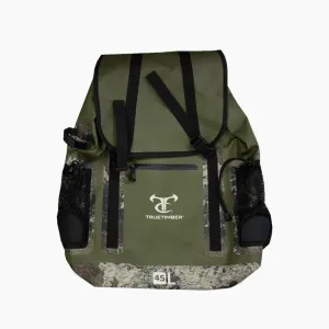 45L Dry Backpack - Olive/Strata