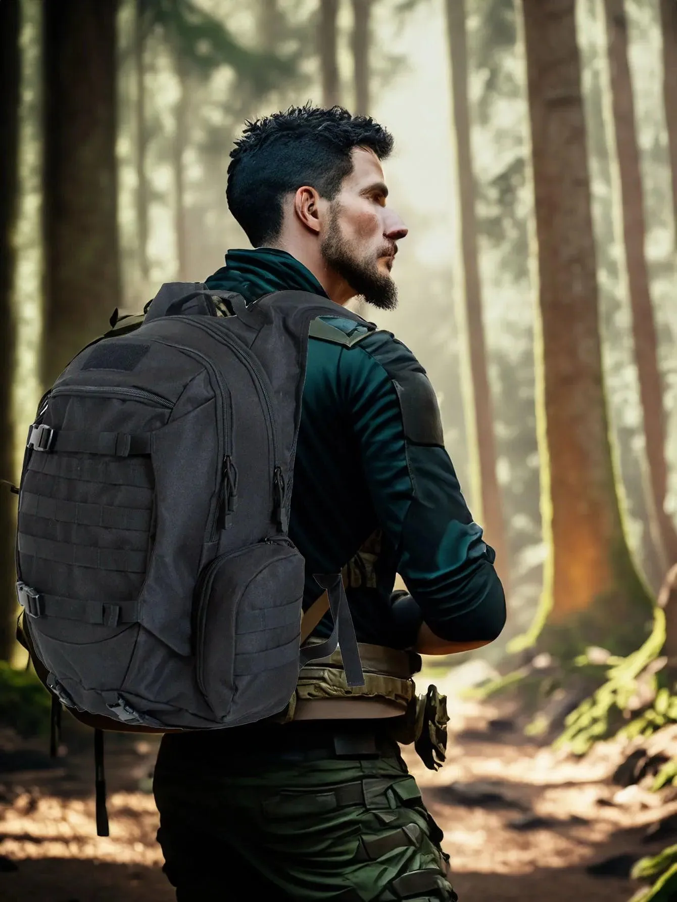45L Waterproof Tactical Backpack – Hunting, Fishing, Hiking, and Camping Rucksack