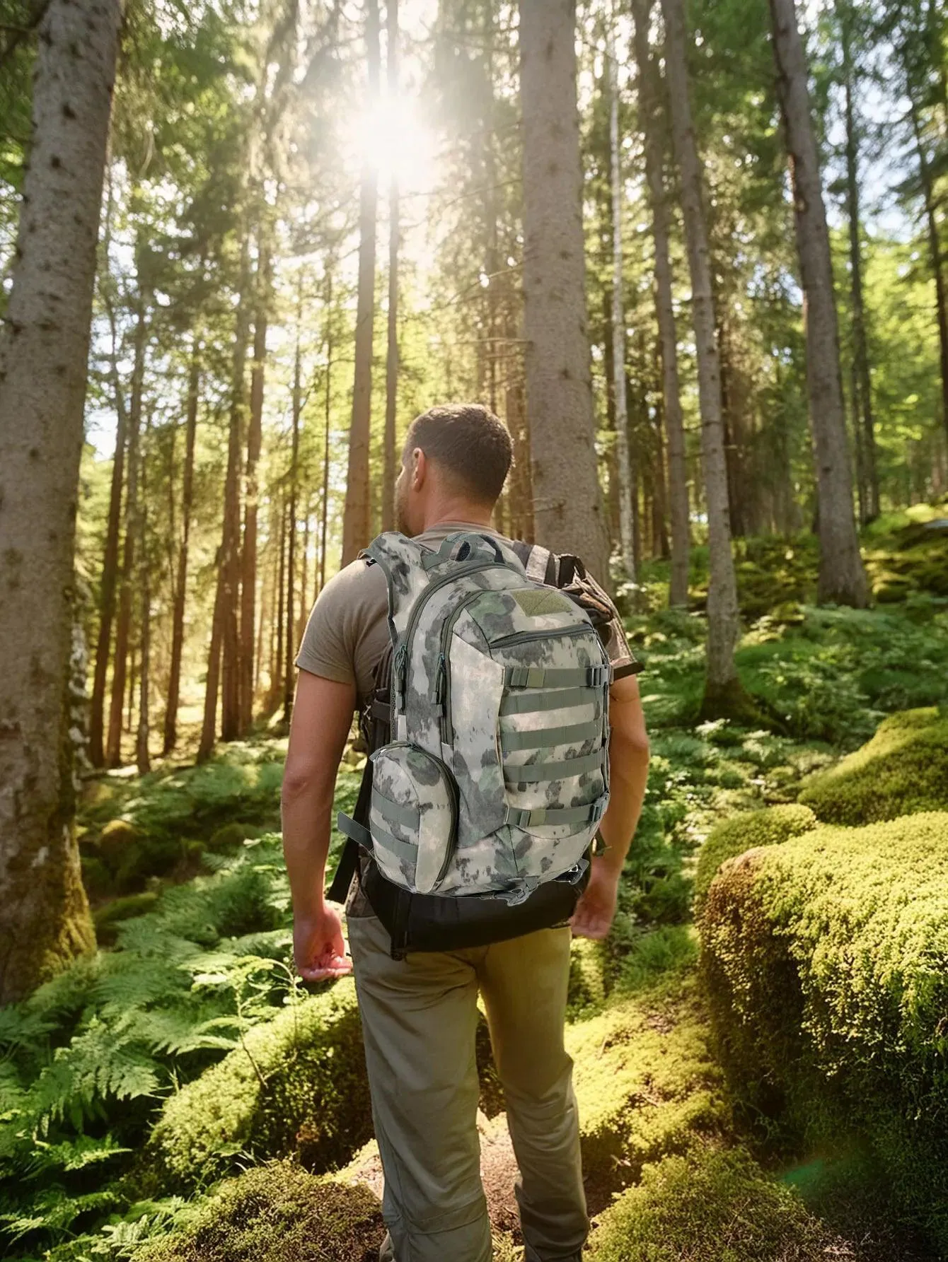 45L Waterproof Tactical Backpack – Hunting, Fishing, Hiking, and Camping Rucksack