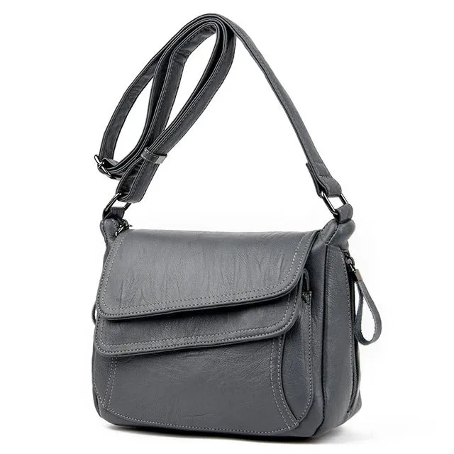7 Colors Leather Luxury Handbags Women