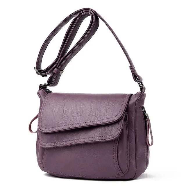 7 Colors Leather Luxury Handbags Women