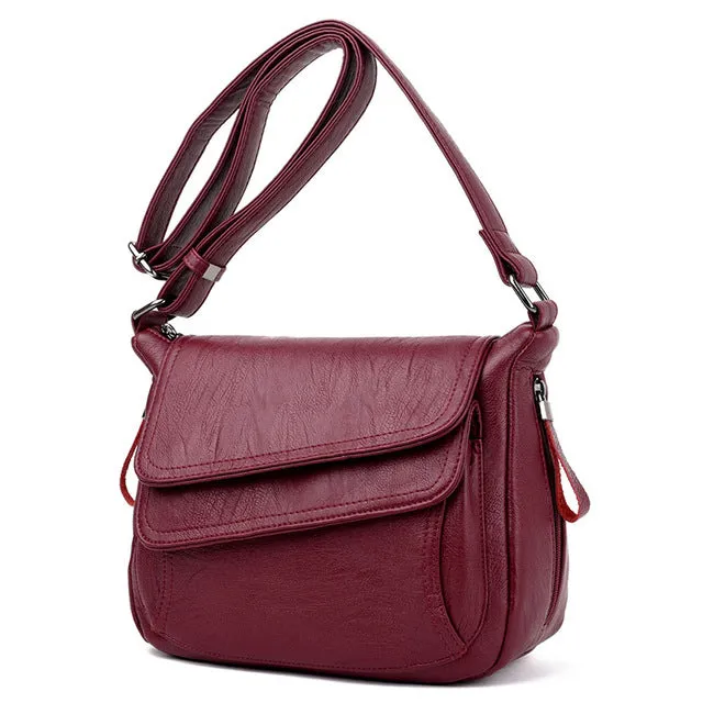 7 Colors Leather Luxury Handbags Women