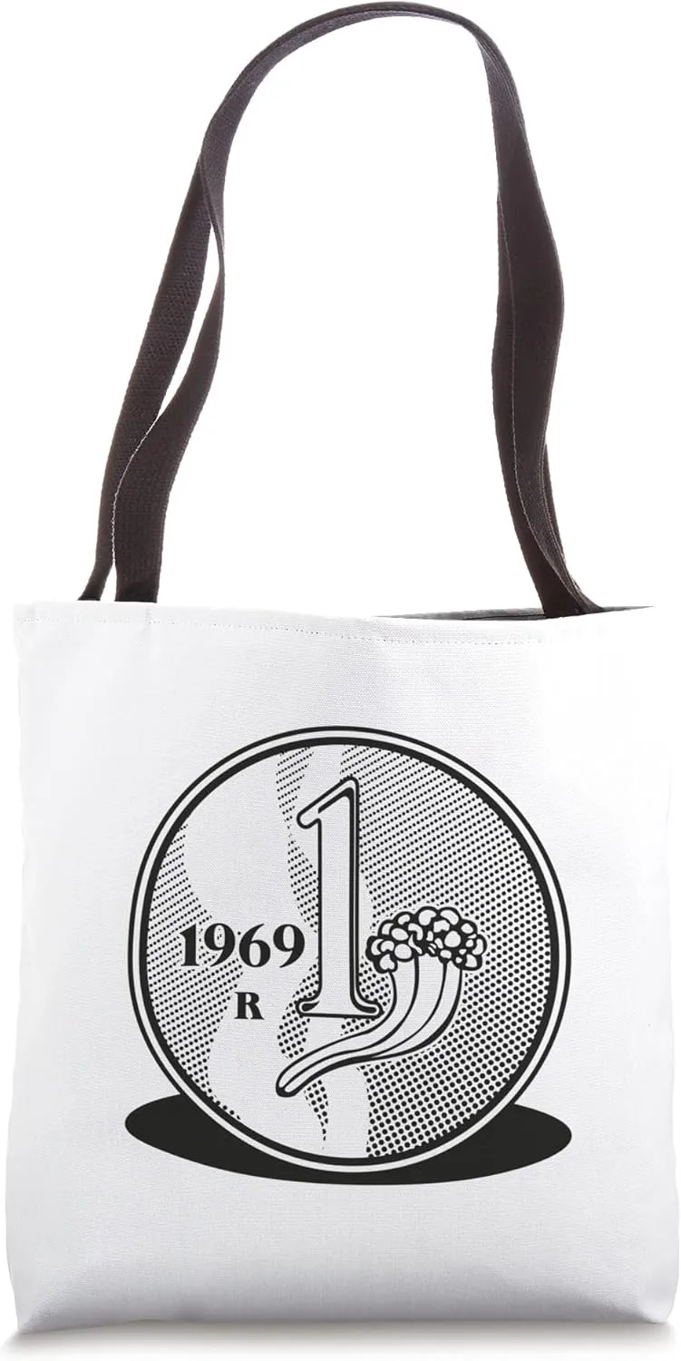 A Lira Italian Coin Pop Art Design Vintage Classic Tote Bag