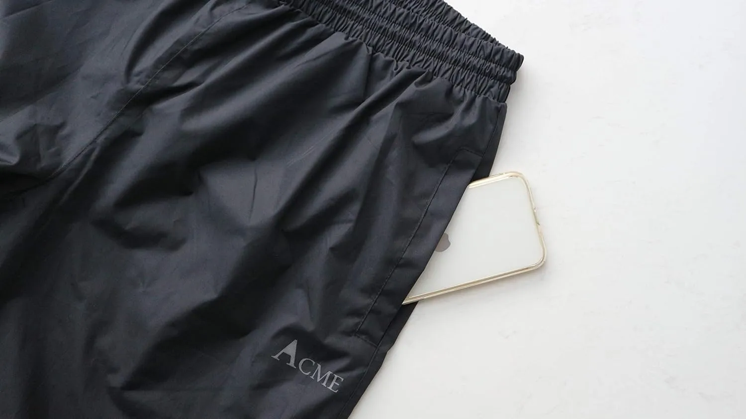 Acme Projects Rain Pants, 100% Waterproof, Breathable, Taped Seam, 10000mm/3000gm for Hiking Golfing Fishing