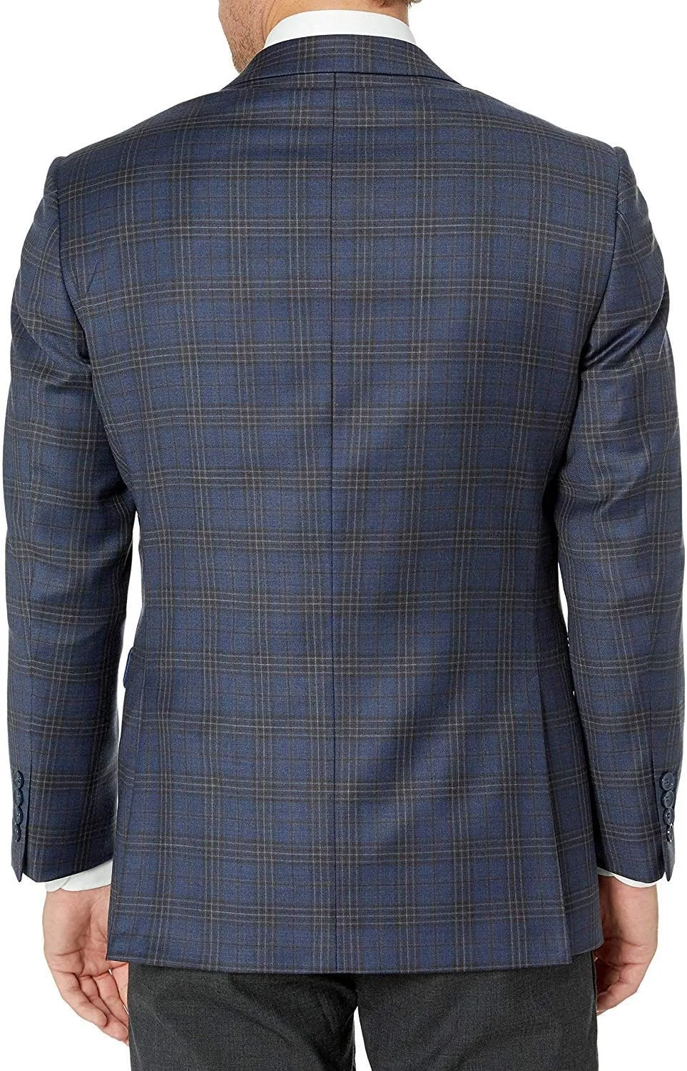 Adam Baker Men's Single Breasted Ultra Slim Fit Wool Blazer/Sport Coat - Many Styles and Colors