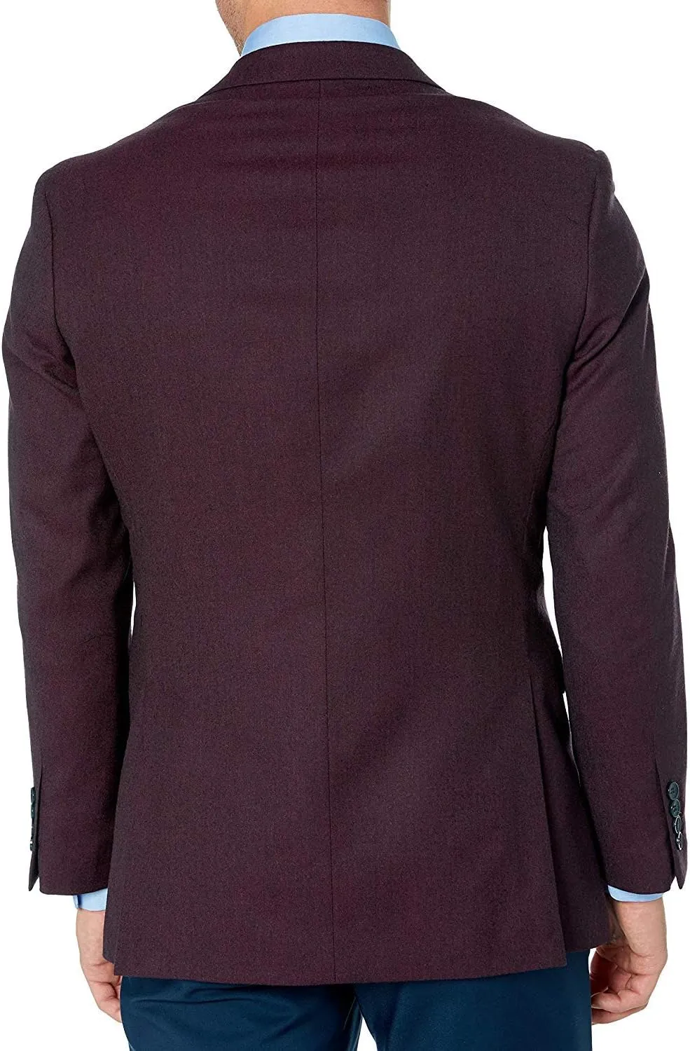 Adam Baker Men's Single Breasted Ultra Slim Fit Wool Blazer/Sport Coat - Many Styles and Colors