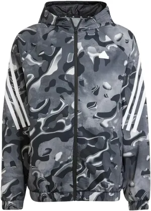 adidas Men's Future Icon All Over Printed Full-Zip Hoodie