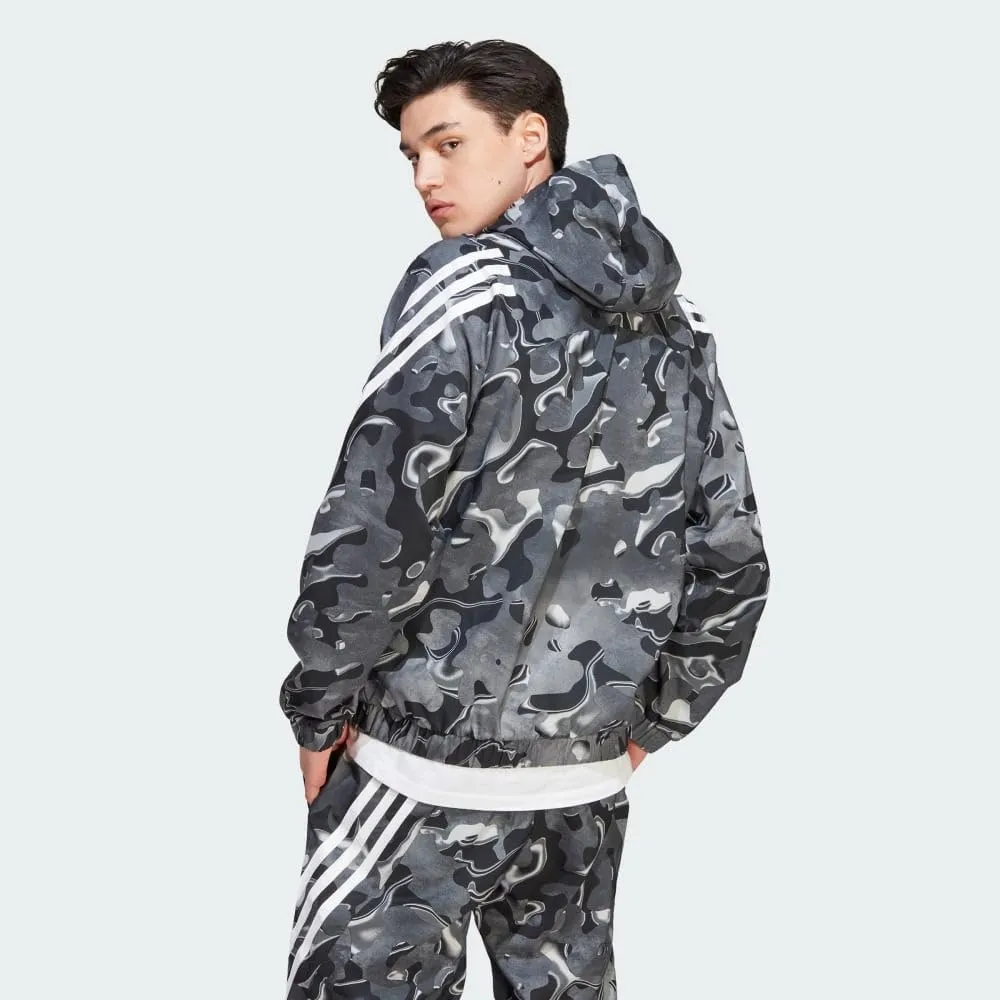 adidas Men's Future Icon All Over Printed Full-Zip Hoodie
