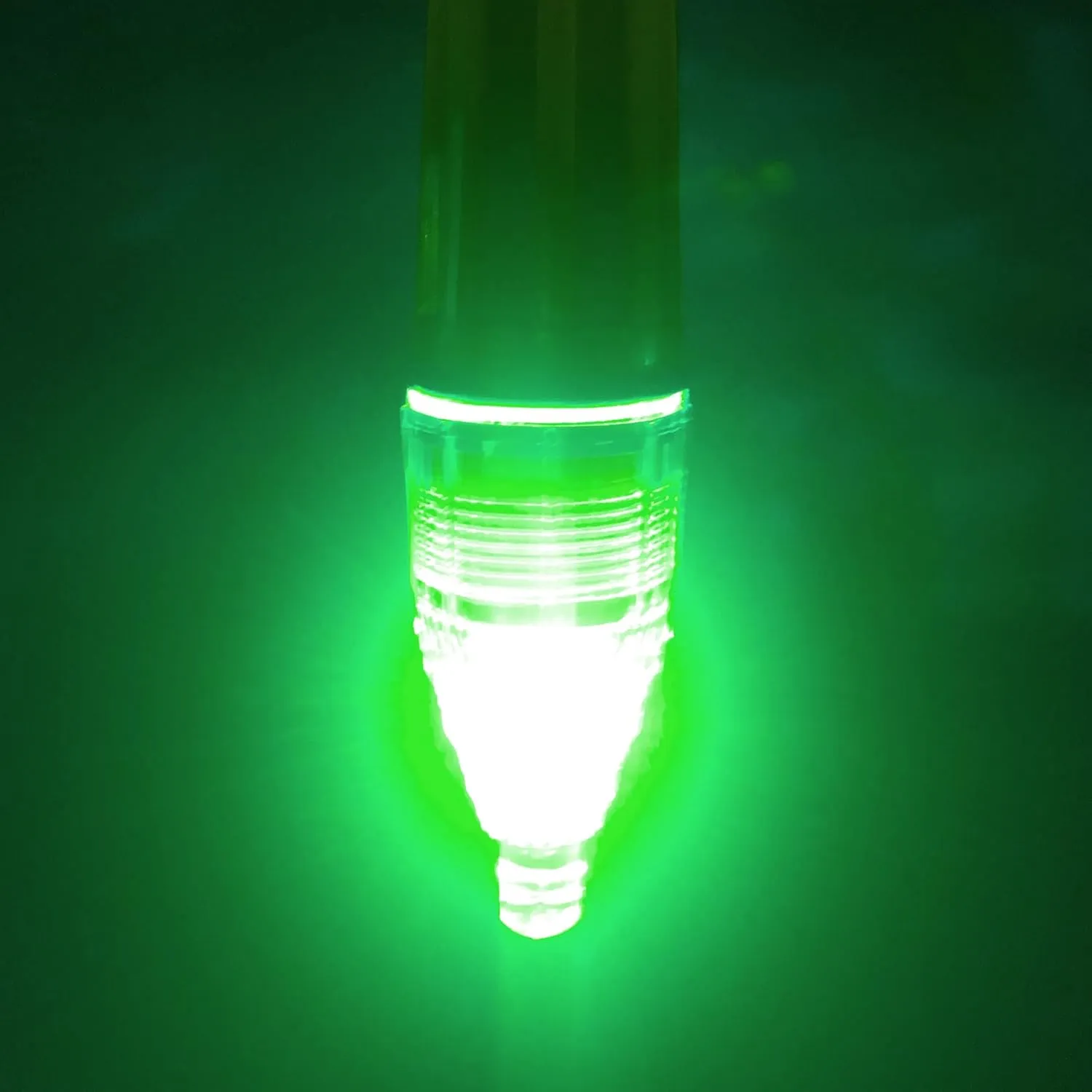AGOOL Underwater Fishing Light, 4pcs Deep Drop Fishing Light Waterproof Flashing LED Night Fishing Light Attractive Light Green Light Bait Lure Lamp Fishing Bait Lure 5 Colors 6.7 inch 4.7 inch