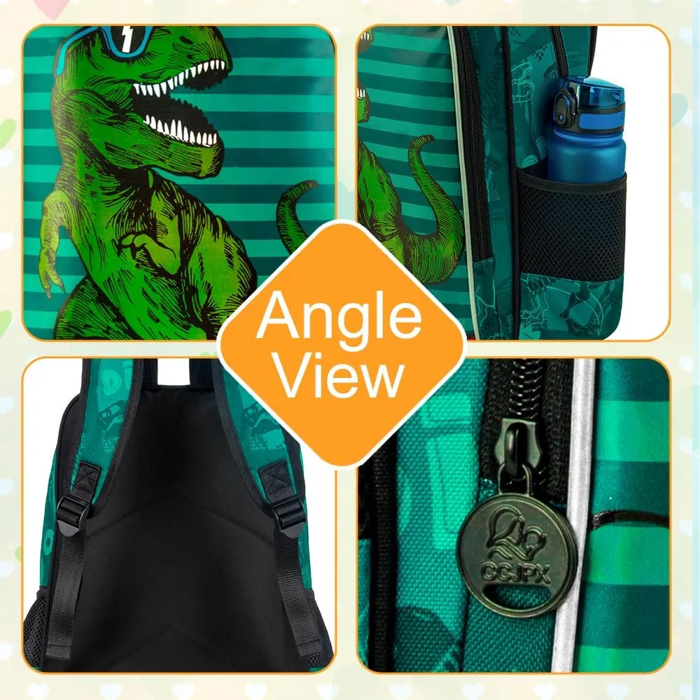 AGSDON 3PCS Backpacks for Kids, 16" Little Kid Preschool School Bookbag and Lunch Box - Unicorn/Mermaid/Flamingo/Dinosaur