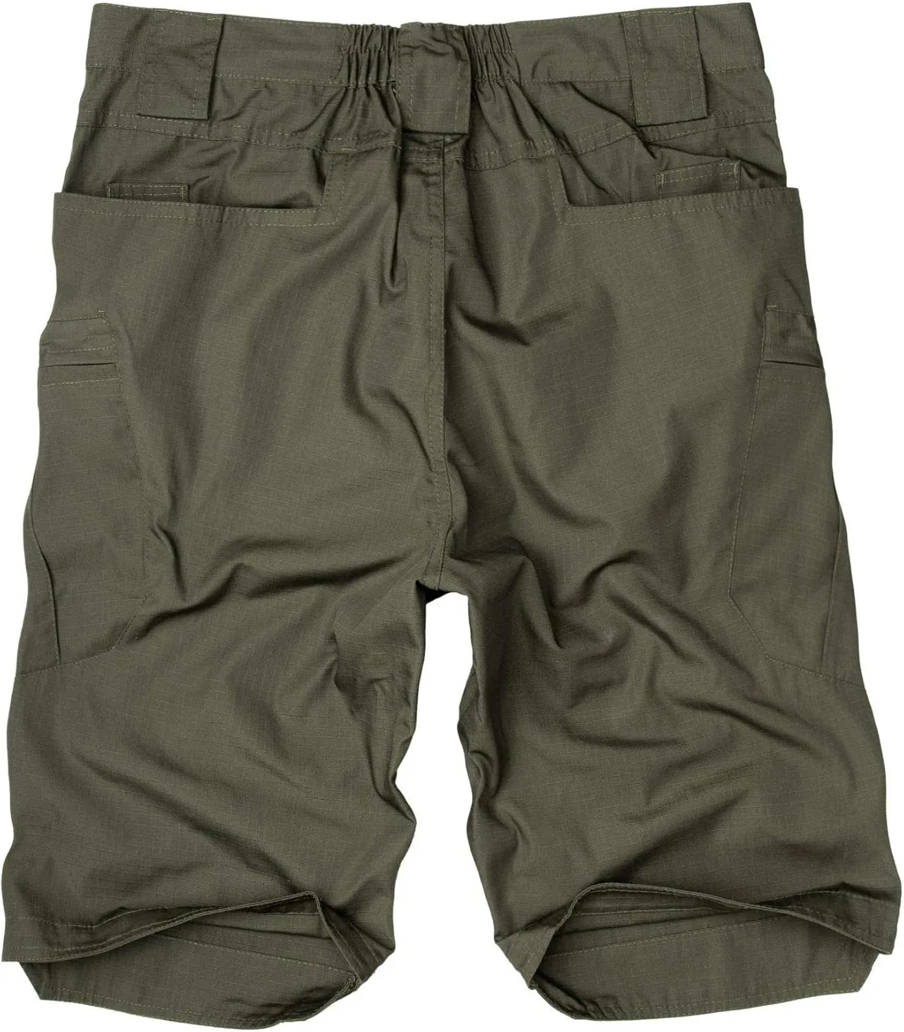 Alimens & Gentle Men's Cargo Short Elastic Waist Multi-Pocket Outdoor Military Tactical Shorts