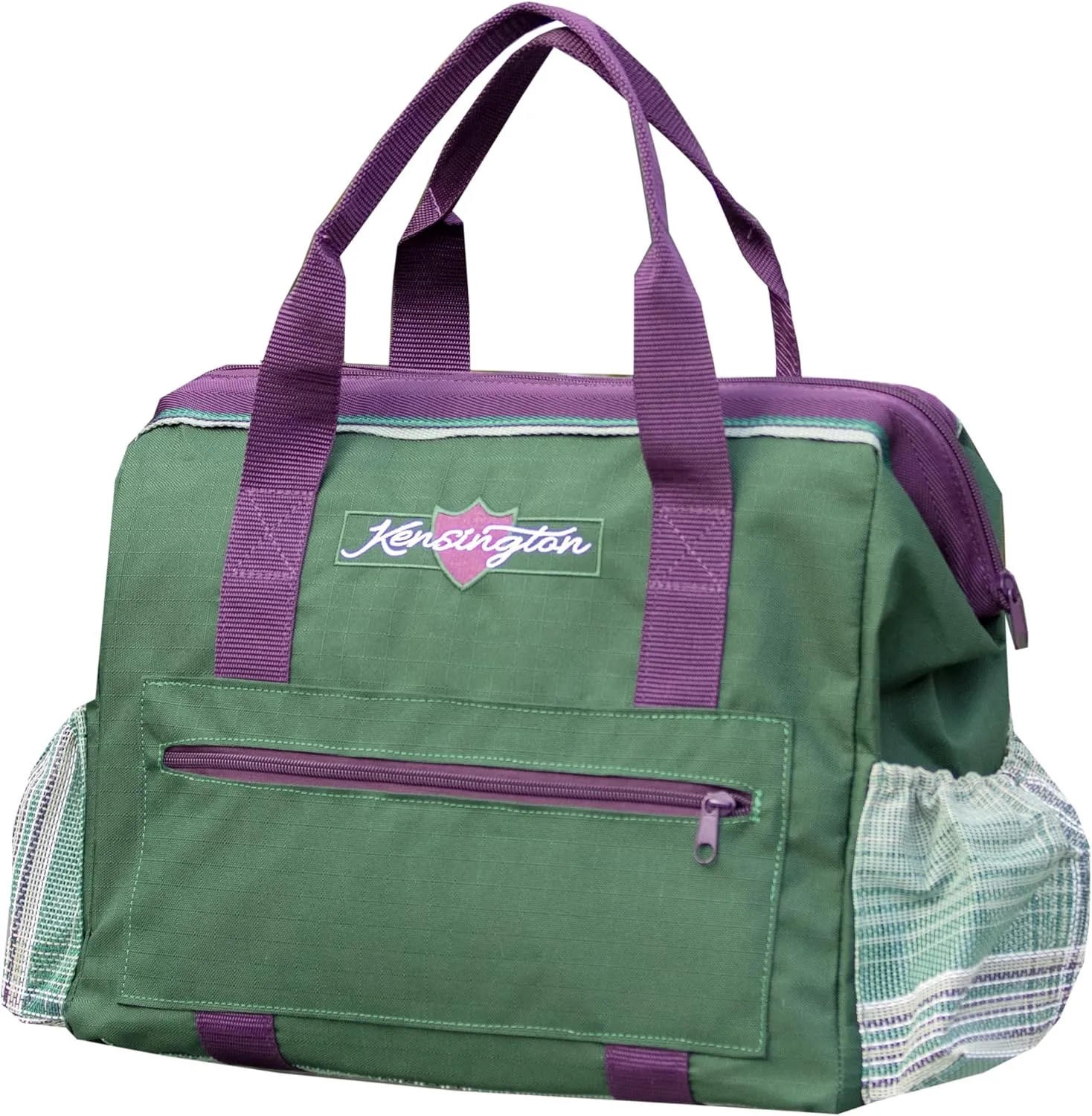 All-Around Tote Carry Bag Organizer for Horses by Kensington — Organizer Tote Bag has Pockets and Heavy-Duty Zipper (Imperial Jade)