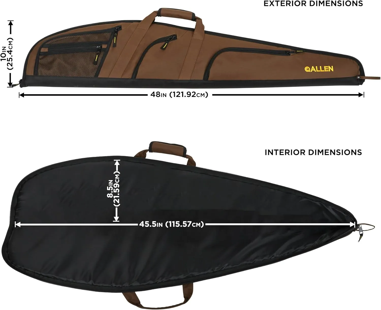 Allen Company Daytona Shotgun and Rifle Case - 46 & 52 - Inch Soft Gun Bag