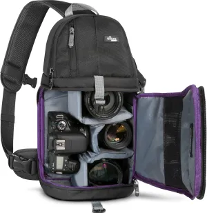 Altura Photo Camera Sling Bag - Backpack for Canon, Nikon, Sony & GoPro DSLR & Mirrorless Cameras - Crossbody Backpacks for Photographers