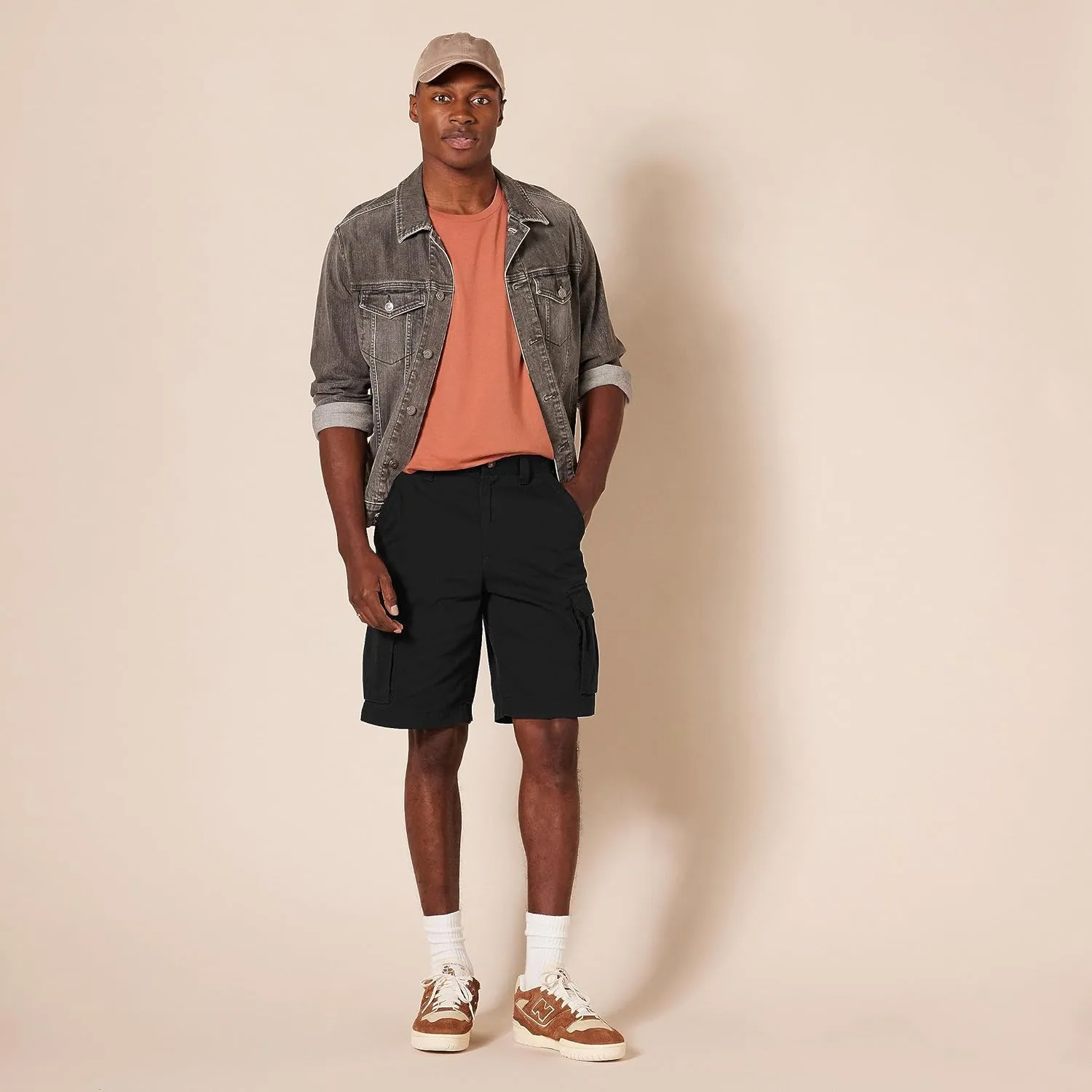 Amazon Essentials Men's 10" Classic-Fit Cargo Short (Available in Big & Tall)